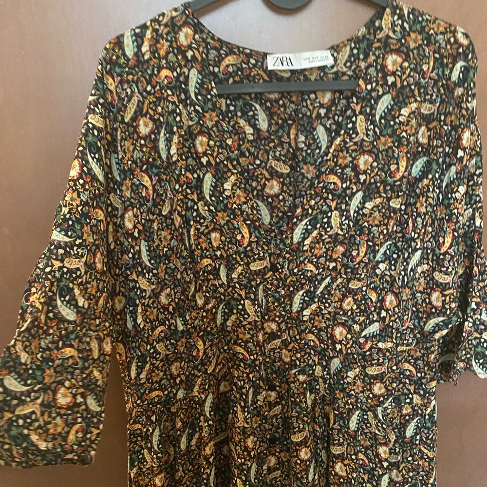 V neck zara long flowy dress - Picture 7 of 7